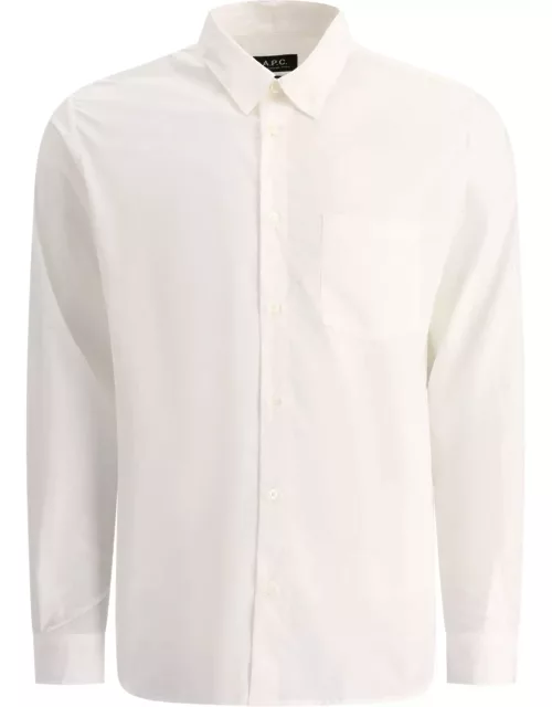 A.P.C. Buttoned Long-sleeved Shirt
