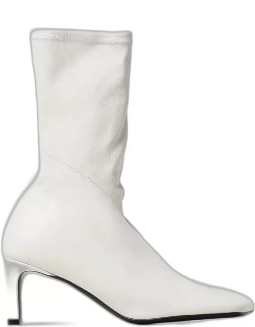 Flat Ankle Boots JIL SANDER Woman colour White