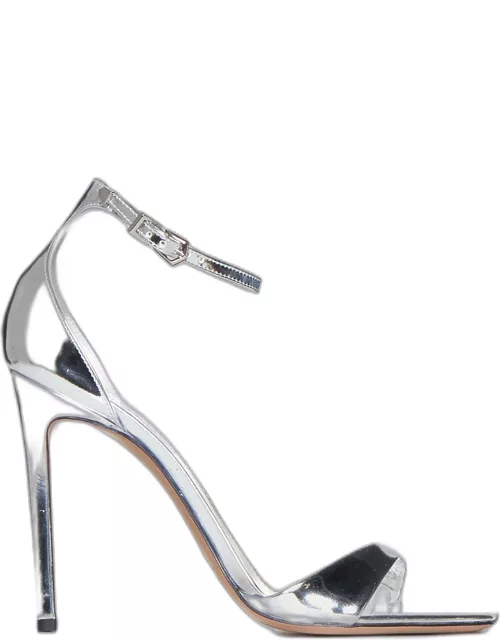 Heeled Sandals PARIS TEXAS Woman colour Silver