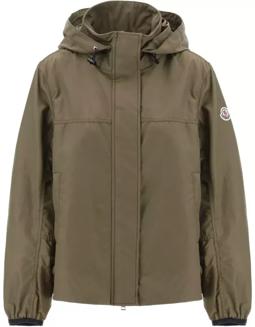 MONCLER windbreaker jacket in gray color