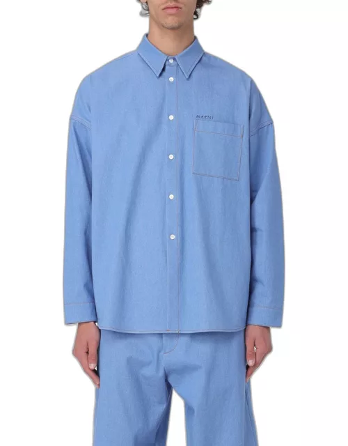 Shirt MARNI Men colour Gnawed Blue