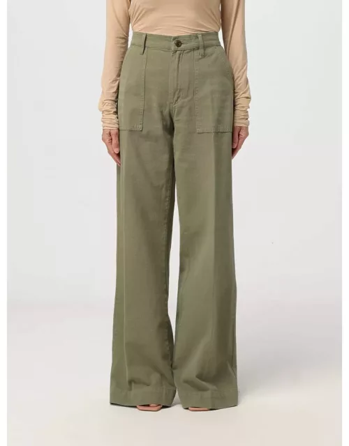 Trousers RE/DONE Woman colour Military