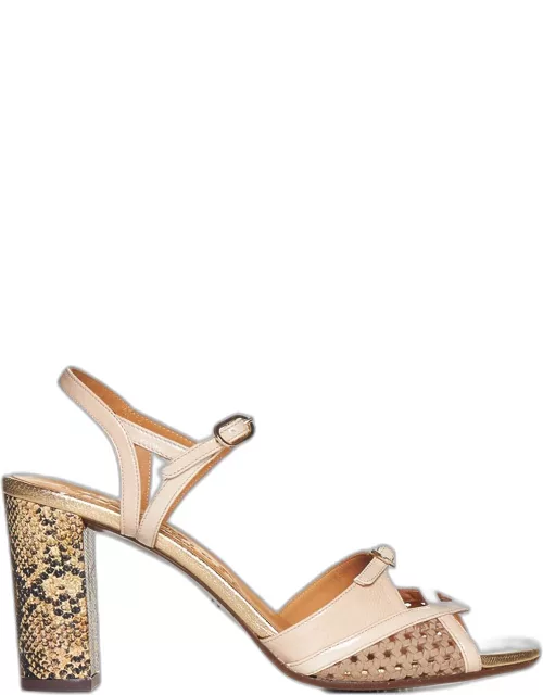 Heeled Sandals CHIE MIHARA Woman colour Beige