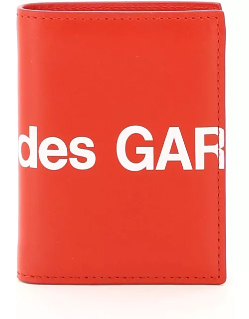 Comme des Garçons Wallet Small Bifold Wallet With Huge Logo