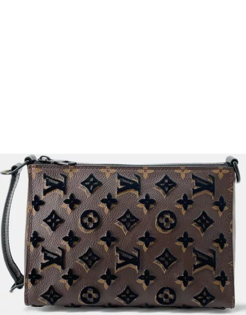 Louis Vuitton Monogram Tuffetage Triangle Messenger Bag