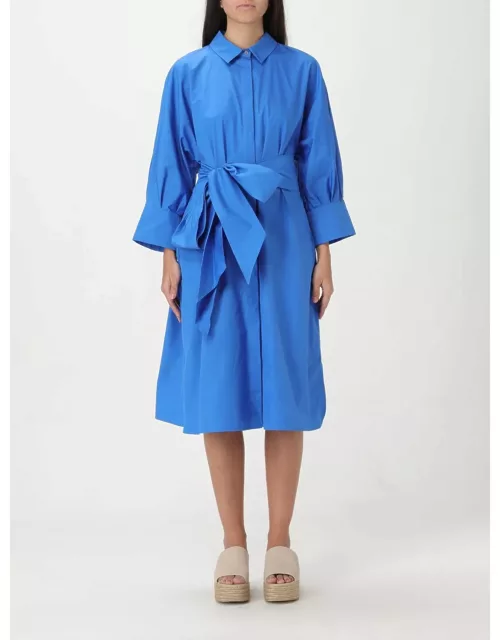 Dress 'S MAX MARA Woman colour Blue