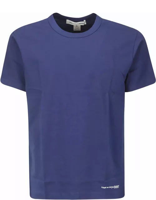 Comme des Garçons Shirt Cotton Jersey Plain With Printed Cdg Shirt