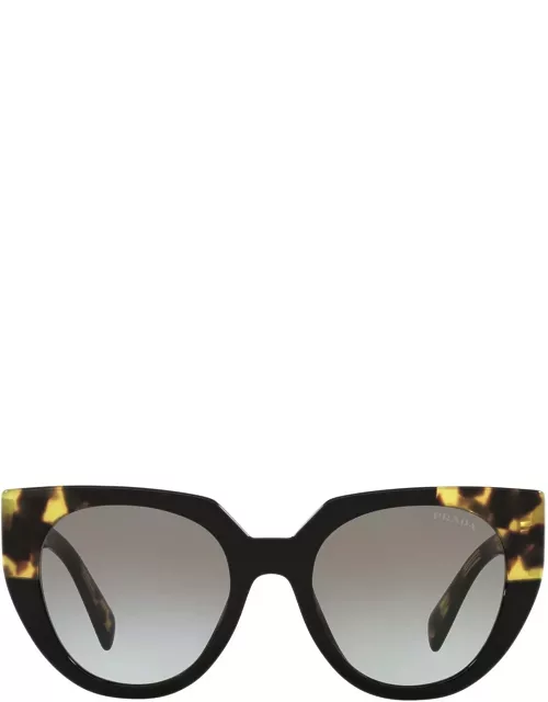 Prada Eyewear Pr 14ws Black / Medium Tortoise Sunglasse