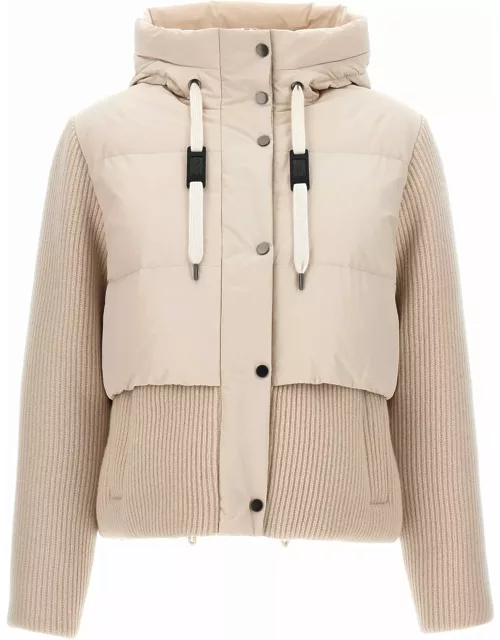 Brunello Cucinelli Two-material Down Jacket
