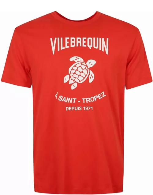 Vilebrequin Logo Print Regular T-shirt