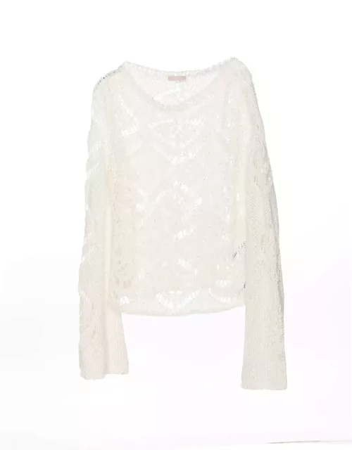 Liu-Jo Knitted Sequins Sweater