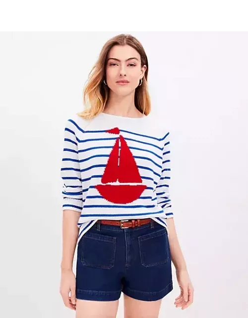Loft Sailing Stripe Sweater