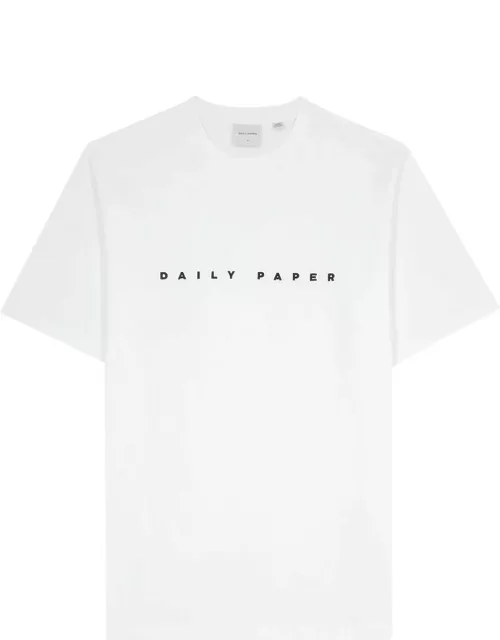 Daily Paper Alias Logo-embroidered Cotton T-shirt - White