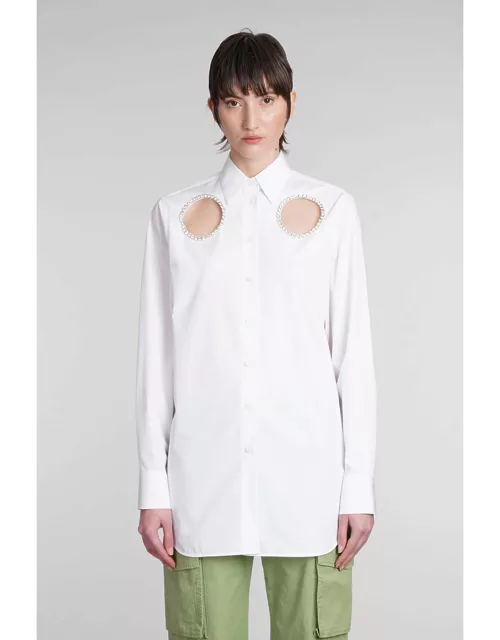 Stella McCartney Shirt In White Cotton