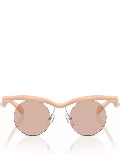 Prada Eyewear Pr A18s Peach Sunglasse
