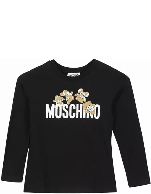Moschino Tshirt Addition Manica Lunga