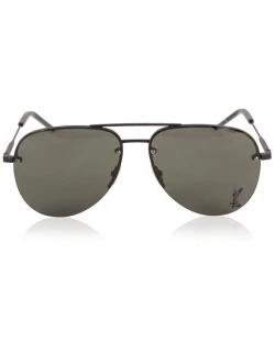 SAINT LAURENT Classic 11 Aviator Sunglasses - Green