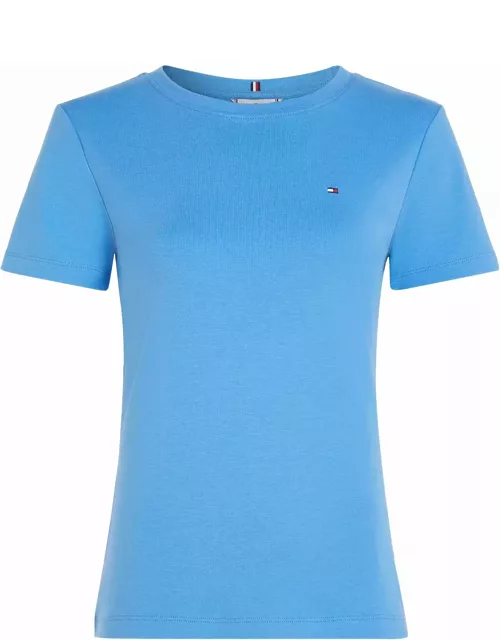 Tommy Hilfiger Light Blue T-shirt With Mini Logo