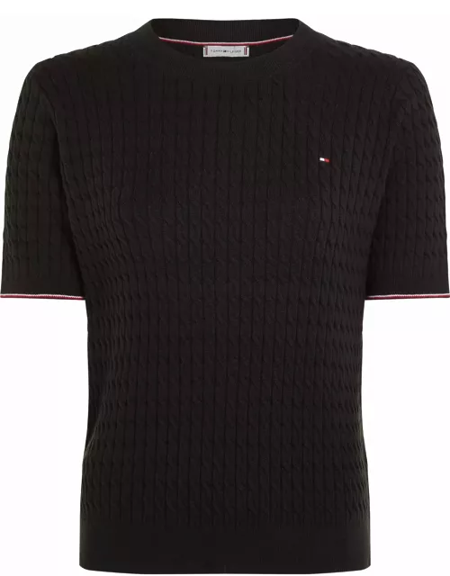 Tommy Hilfiger Slim Fit Pullover With Short Sleeve