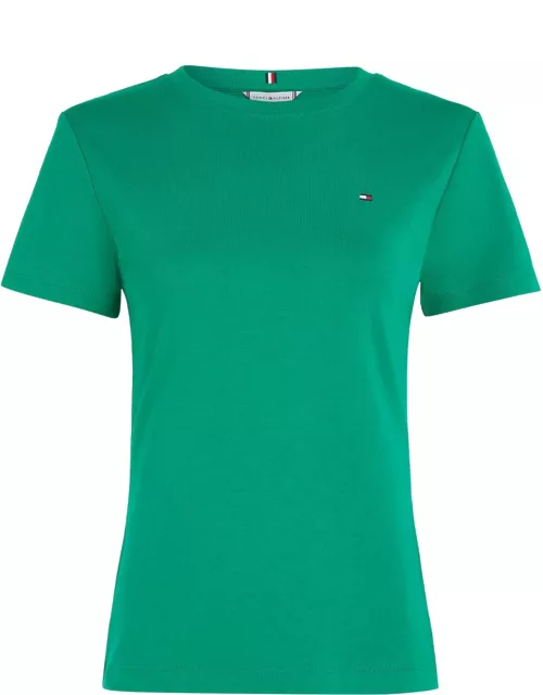 Tommy Hilfiger Green T-shirt With Mini Logo