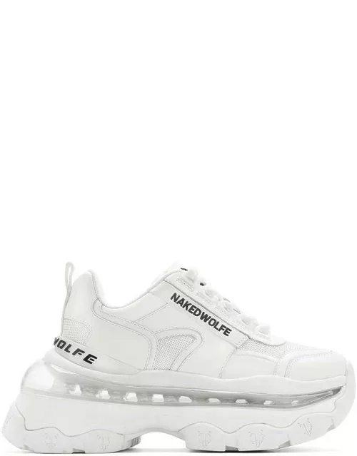 NAKED WOLFE Fierce Trainers - White