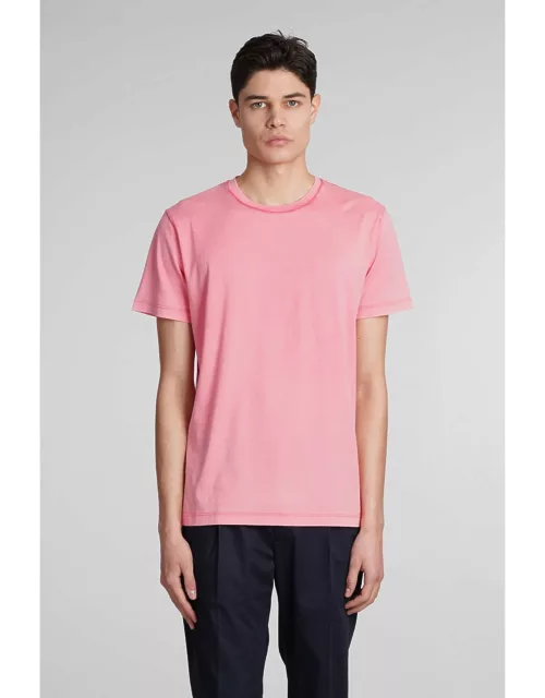 Roberto Collina T-shirt In Rose-pink Cotton
