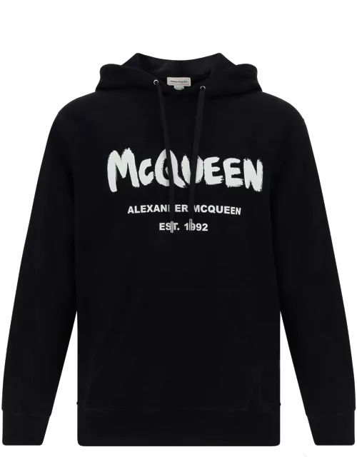 Alexander McQueen Logo Printed Hoodie