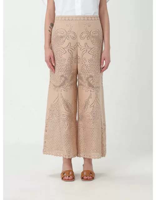Trousers VALENTINO Woman colour Dust