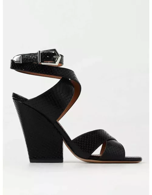 Heeled Sandals PARIS TEXAS Woman color Black