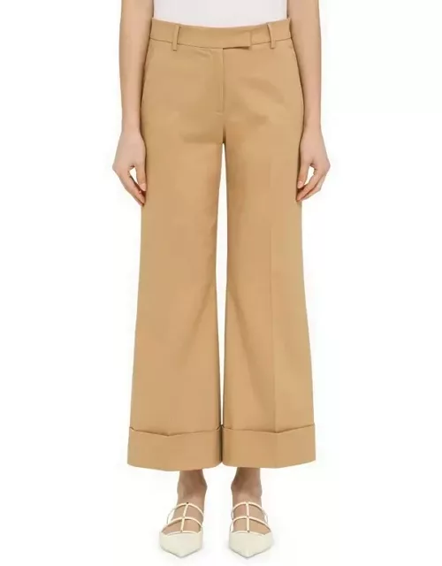 Desert-coloured cotton trouser