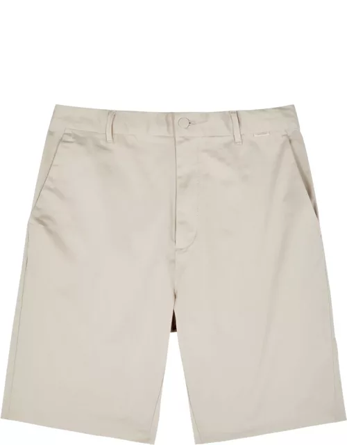Calvin Klein Stretch-cotton Shorts - Beige