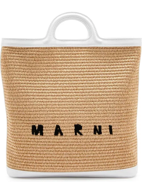 Marni Tropicalia Raffia top Handle bag - Natura