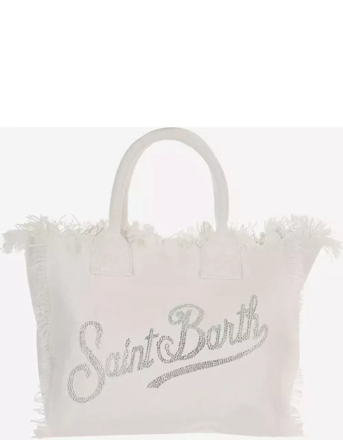 MC2 Saint Barth Rhinestone Logo Vanity Bag
