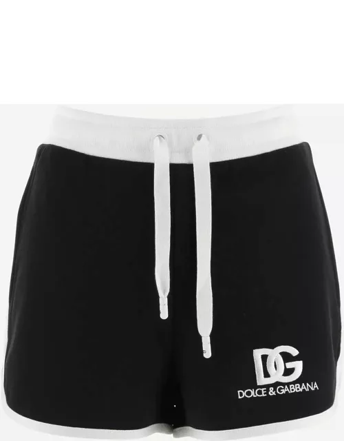 Dolce & Gabbana Shorts With Logo Embroidery