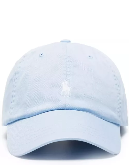 Ralph Lauren Sky Blue Baseball Hat With Contrasting Pony