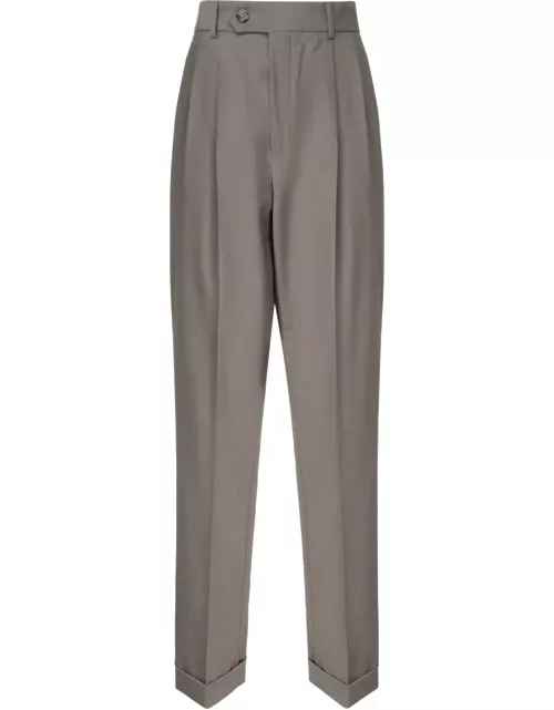 SportMax Ferito Trousers In Virgin Wool With Pince