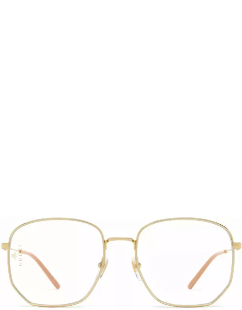 Gucci Eyewear Gg0396s Gold Sunglasse