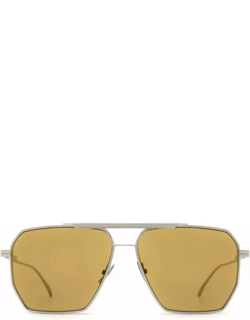 Bottega Veneta Eyewear Bv1012s Silver Sunglasse