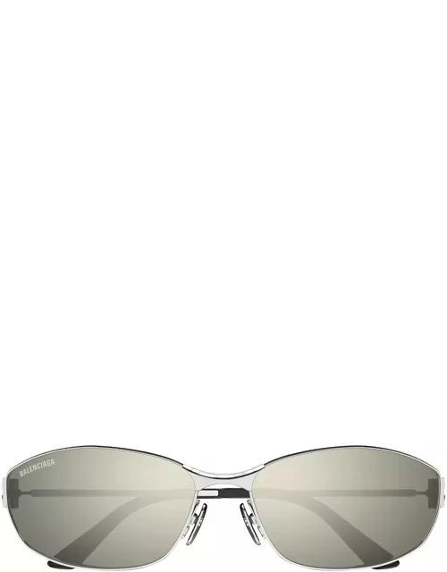 Balenciaga Eyewear Bb0336s Silver Sunglasse