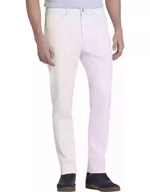 Joseph Abboud Men's Slim Fit Jeans White