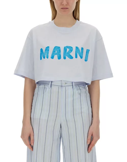 marni logo print t-shirt