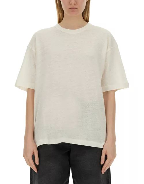 ymc cotton and linen t-shirt