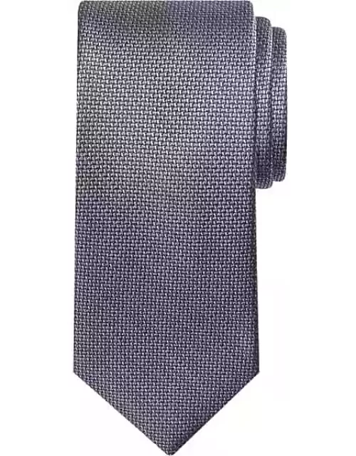Awearness Kenneth Cole Men's Narrow Micro-Texture Tie Purple