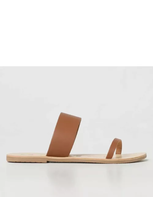 Flat Sandals MANEBI Woman colour Brown