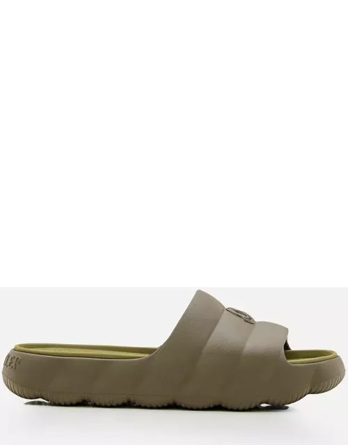 Moncler Lilo Slides Shoes Green