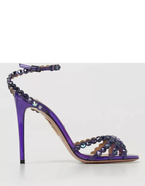 Heeled Sandals AQUAZZURA Woman colour Violet