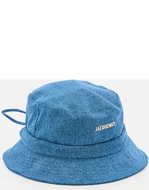 Jacquemus Le Bob Gadjo Cotton Bucket Hat Blue