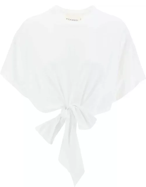 CLOSED t-shirt with knot detai