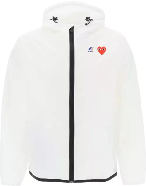 COMME DES GARCONS PLAY x k-way ripstop jacket