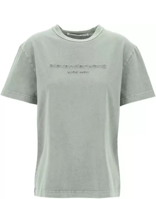 ALEXANDER WANG "raised logo t-shirt with emb
